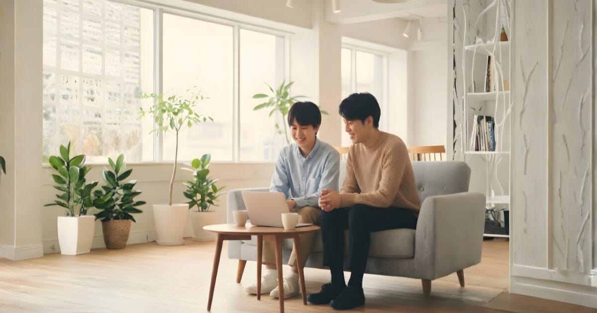 桜花ライフアカデミーのメンターと参加者が対話している様子