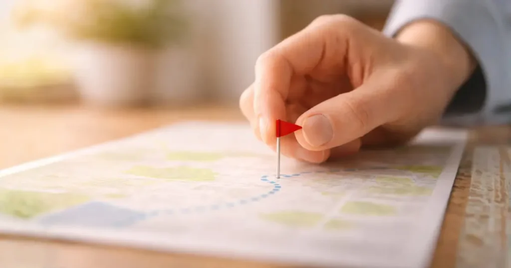 自分で決断を下す瞬間のイメージ