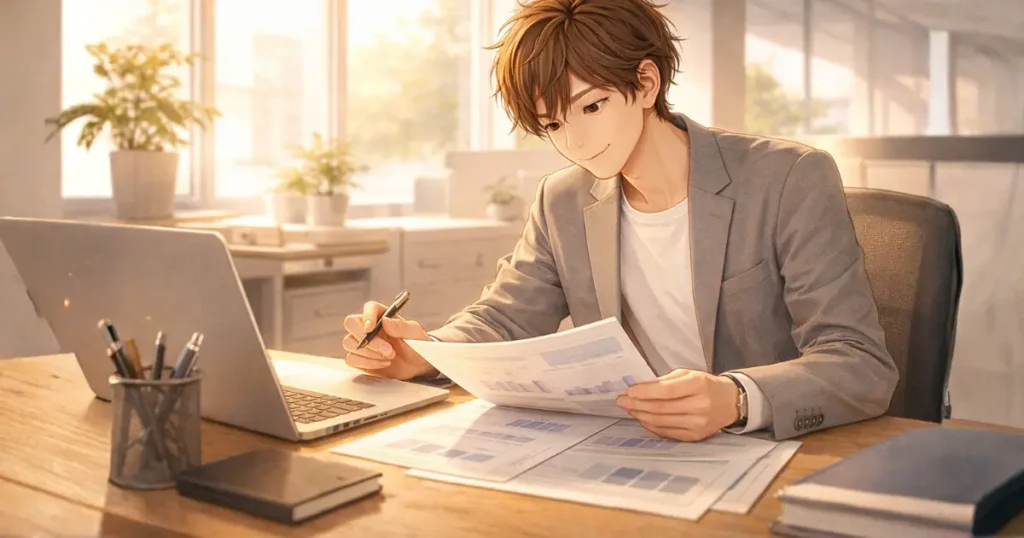 仕事に意味を見出した若手社会人