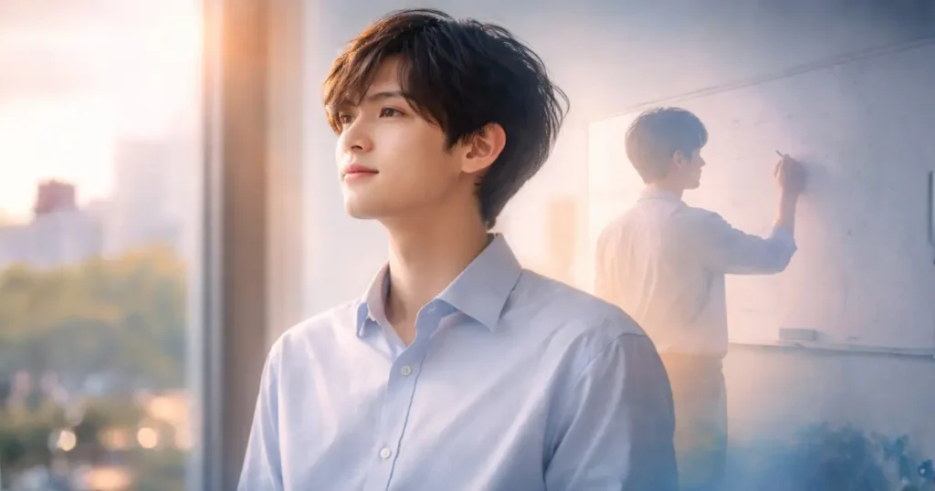 3年後の自分を想像するイメージ