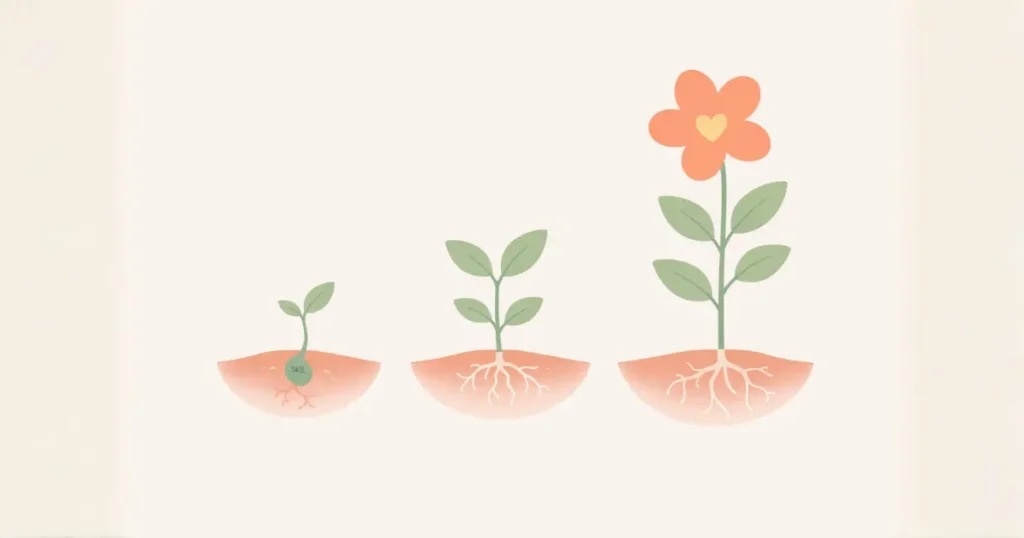 得意なことが好きに変わっていくイメージ