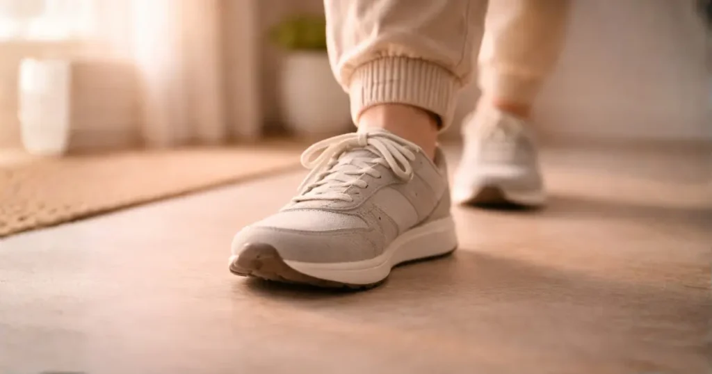 小さな第一歩を踏み出すイメージ