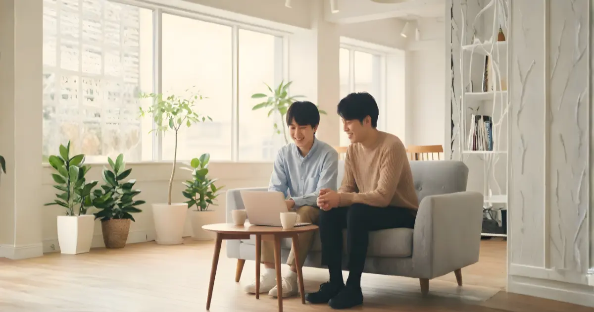 桜花ライフアカデミーのメンターと参加者が対話している様子