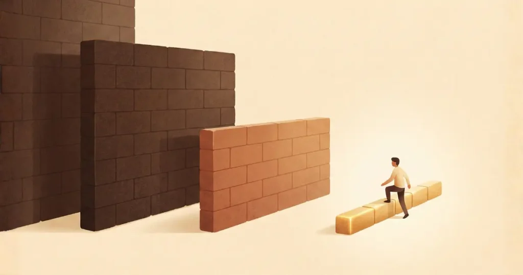 相談のハードルが下がることを表すイラスト